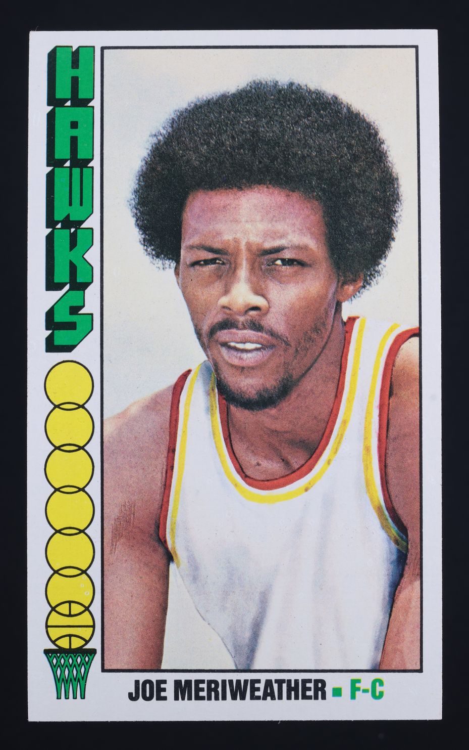 1976 Topps Basketball Joe Meriweather ROOKIE #37 MBA AUTH