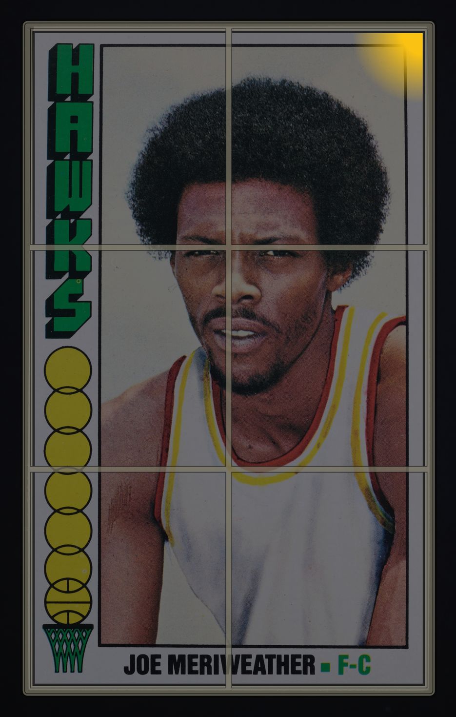 1976 Topps Basketball Joe Meriweather #37 MBA AUTH