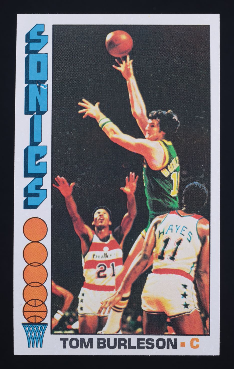 1976 Topps Basketball Tom Burleson #41 MBA AUTH