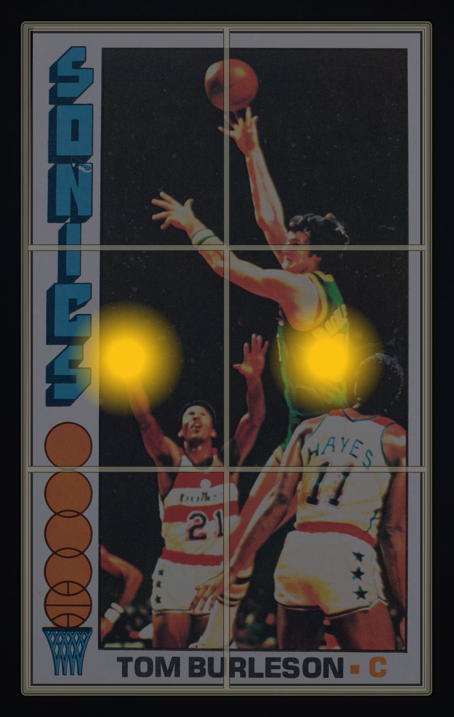 1976 Topps Basketball Tom Burleson #41 MBA AUTH