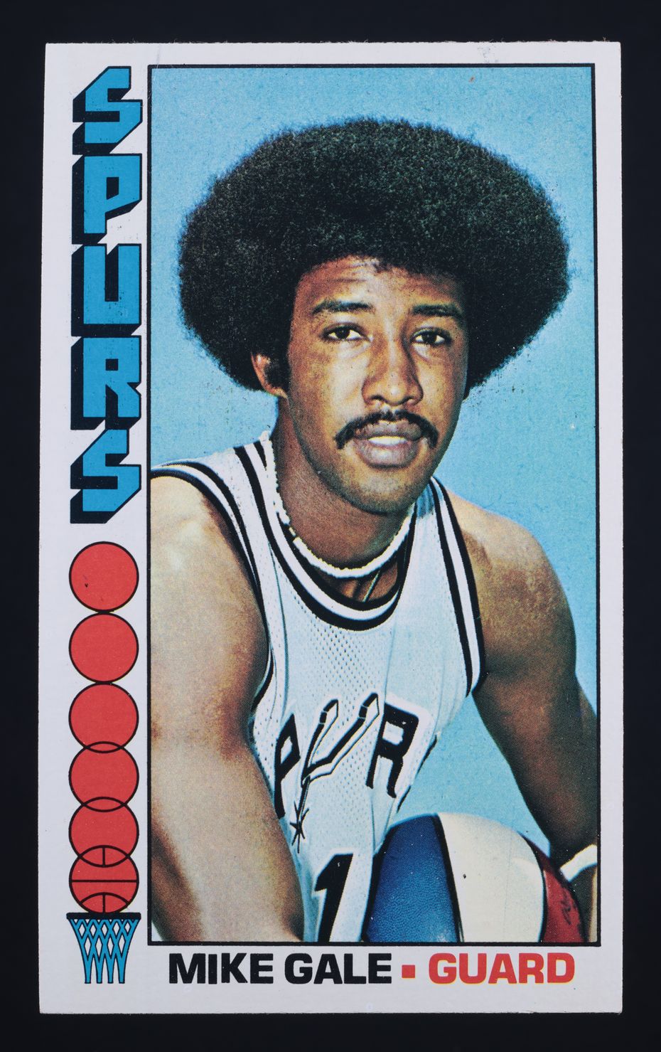 1976 Topps Basketball Mike Gale #141 MBA AUTH