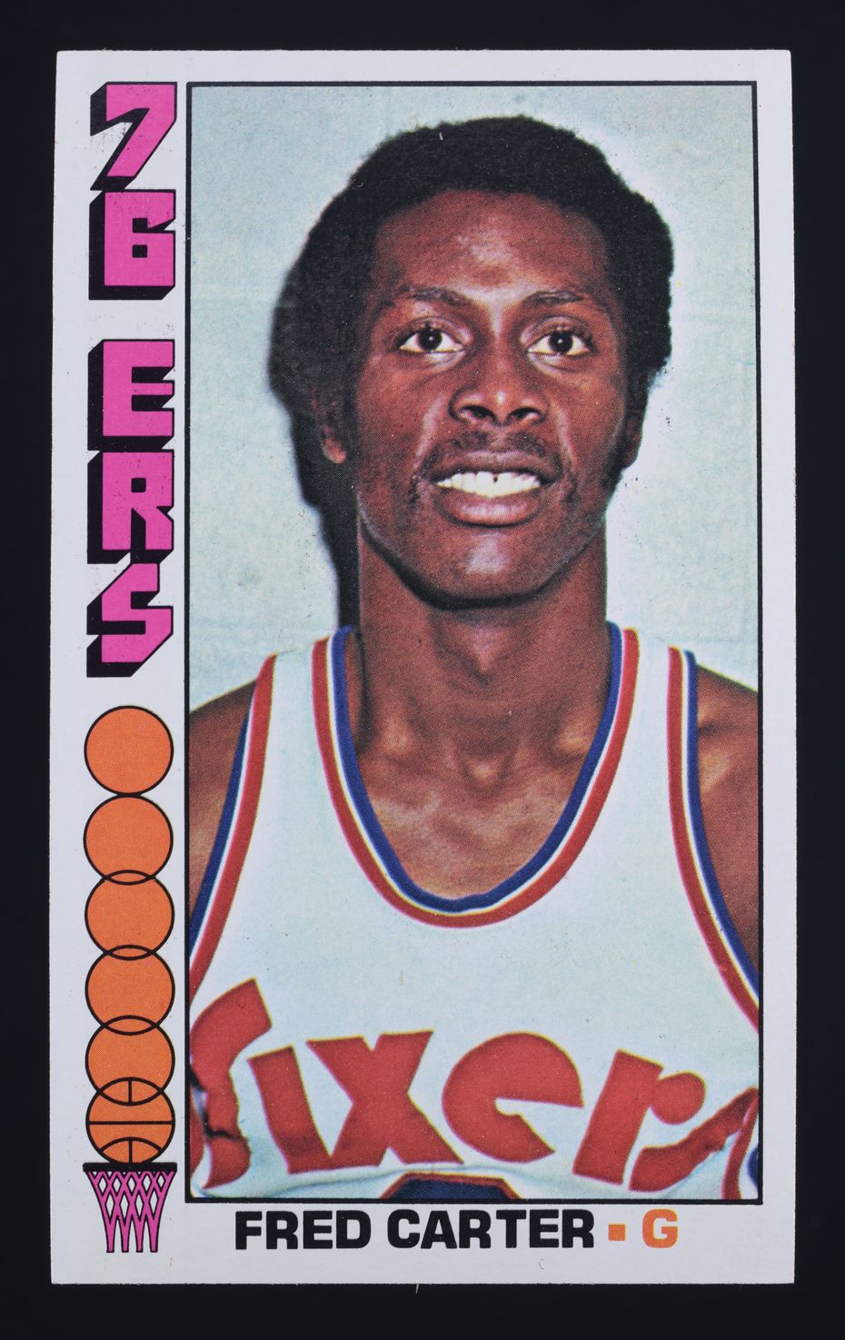 1976 Topps Basketball Fred Carter #111 MBA AUTH