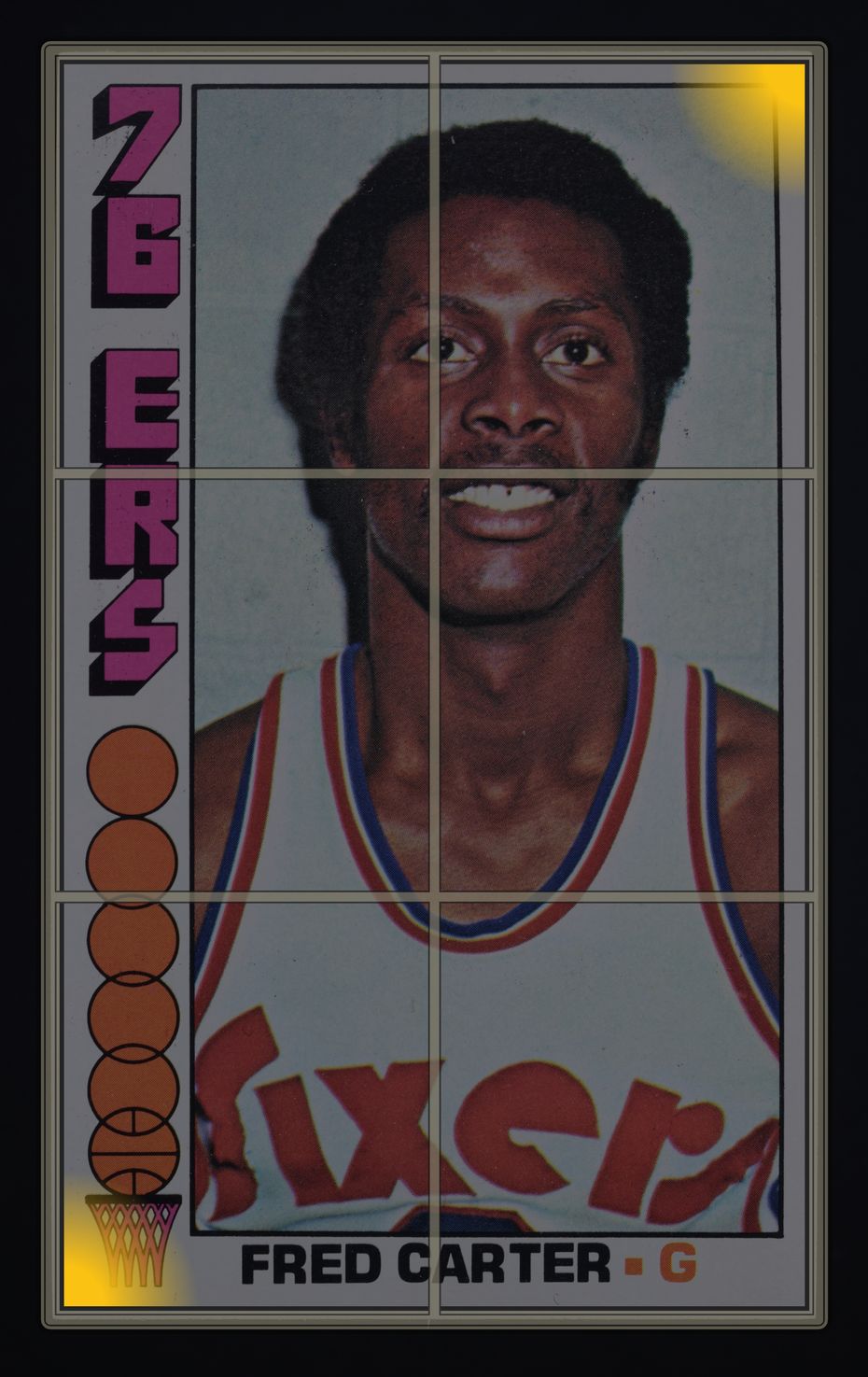 1976 Topps Basketball Fred Carter #111 MBA AUTH