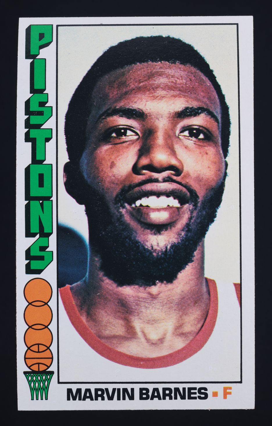 1976 Topps Basketball Marvin Barnes #35 MBA AUTH