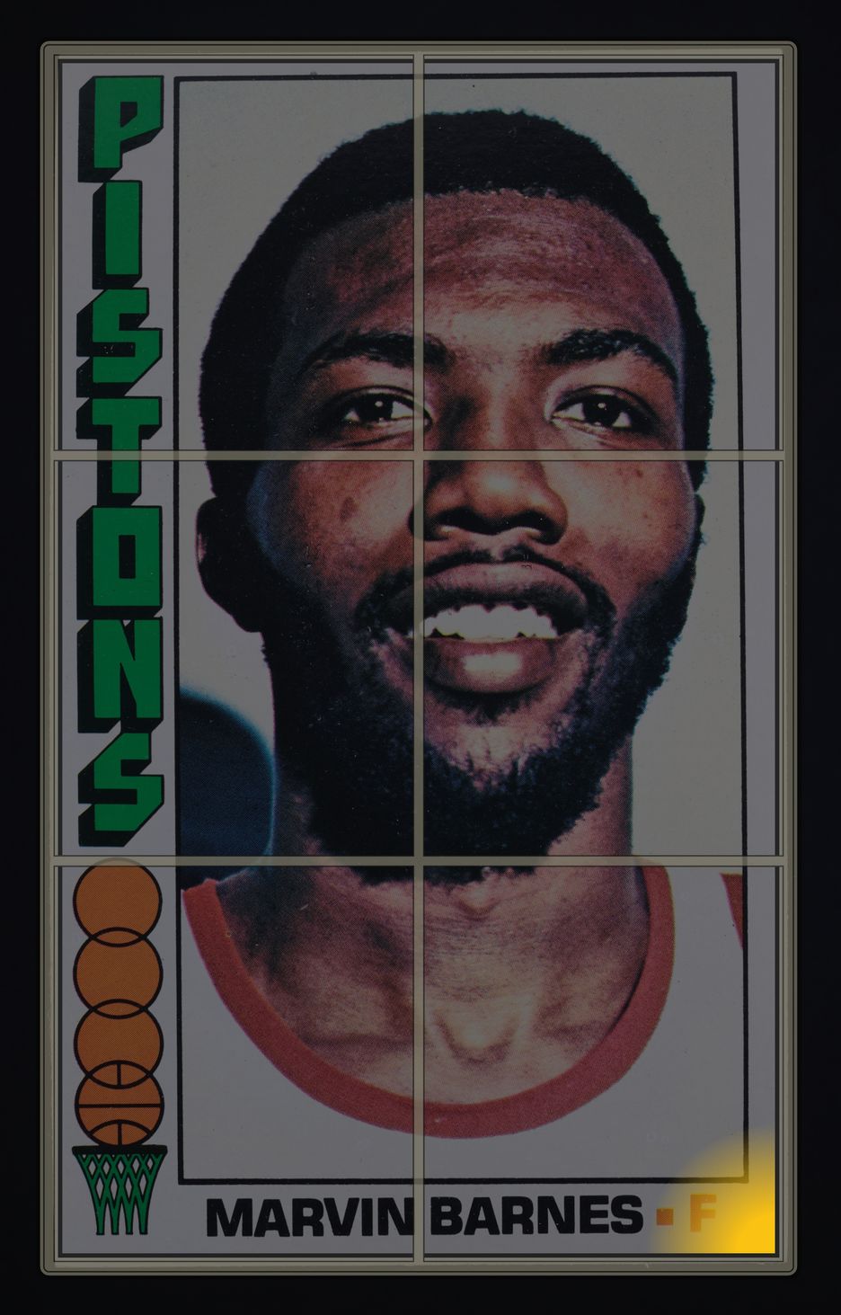1976 Topps Basketball Marvin Barnes #35 MBA AUTH