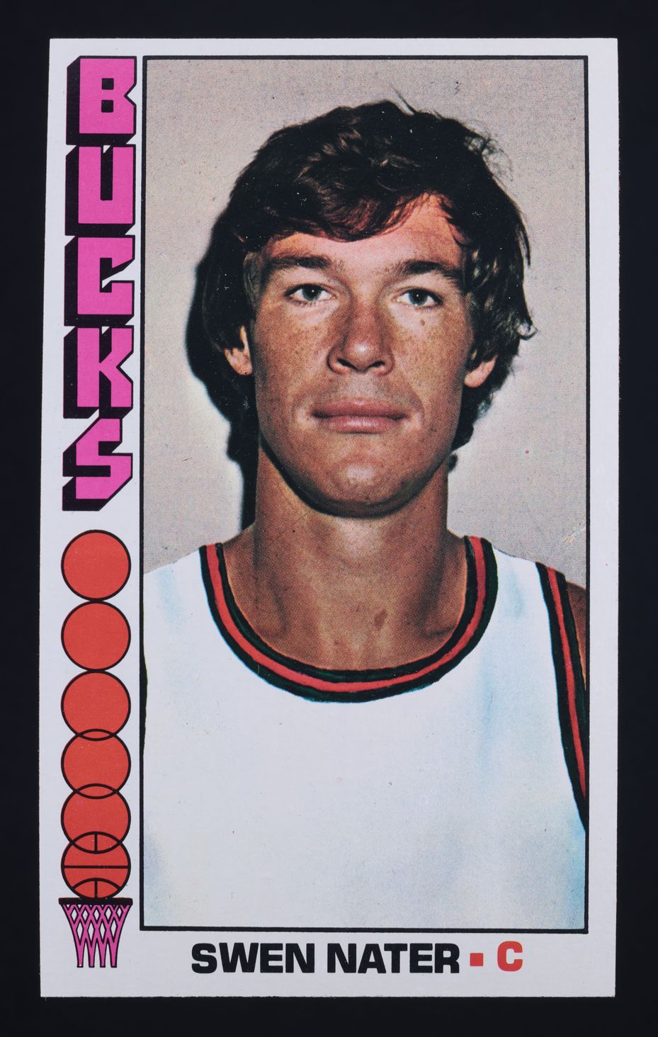 1976 Topps Basketball Swen Nater #103 MBA AUTH