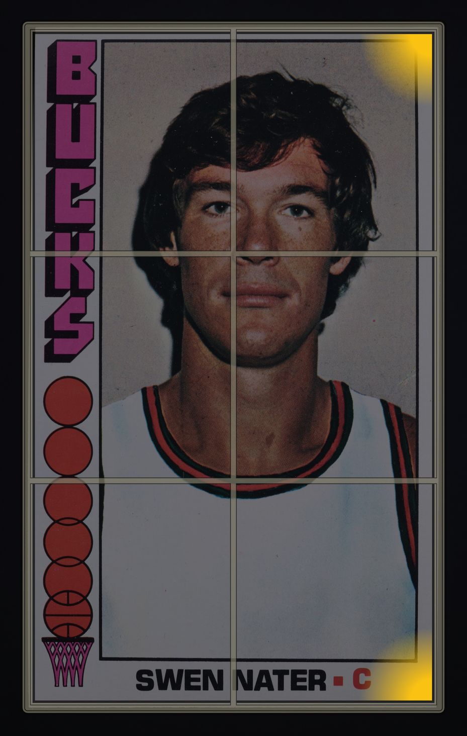 1976 Topps Basketball Swen Nater #103 MBA AUTH