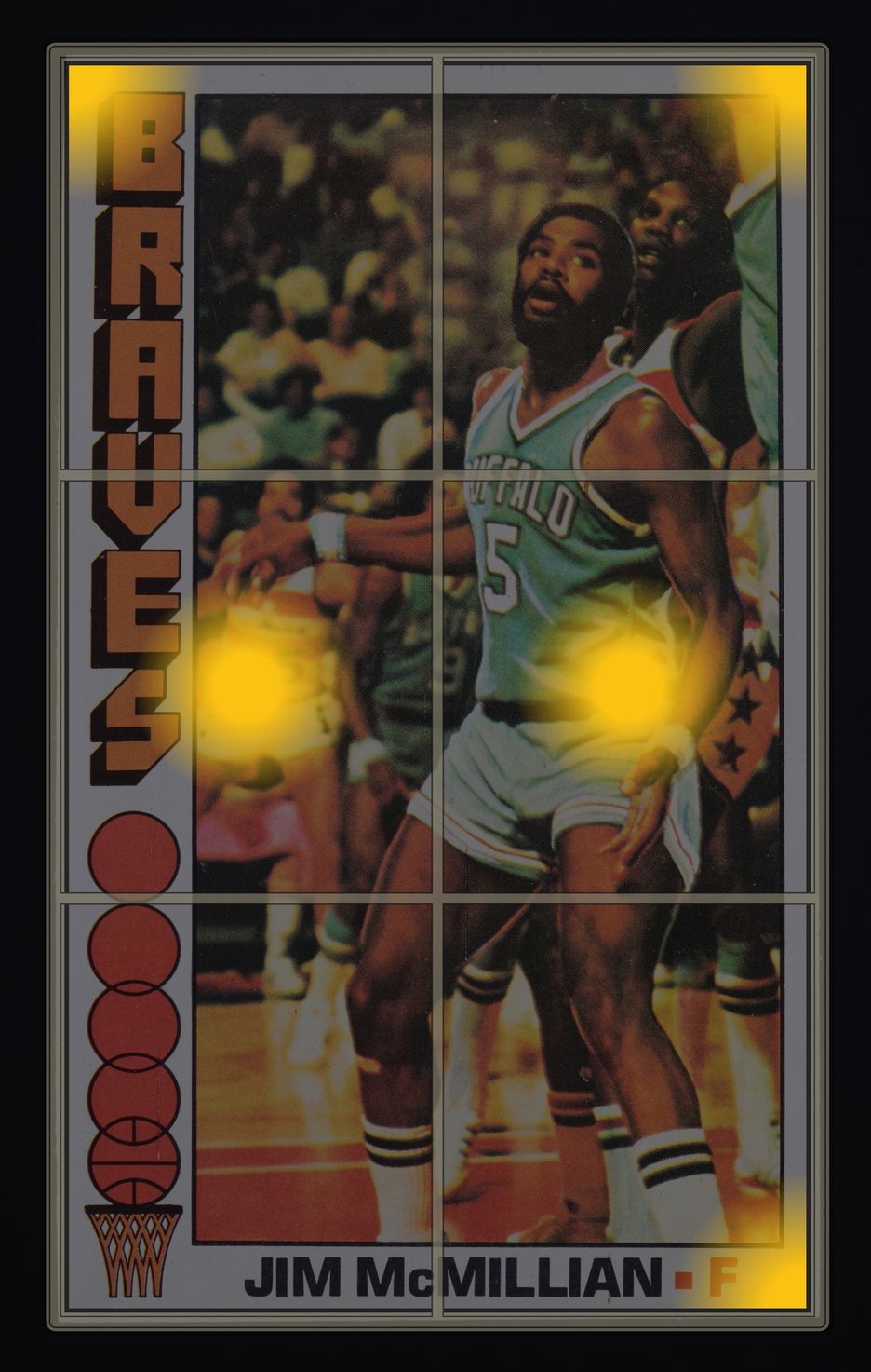 1976 Topps Basketball Jim McMillian #9 MBA AUTH