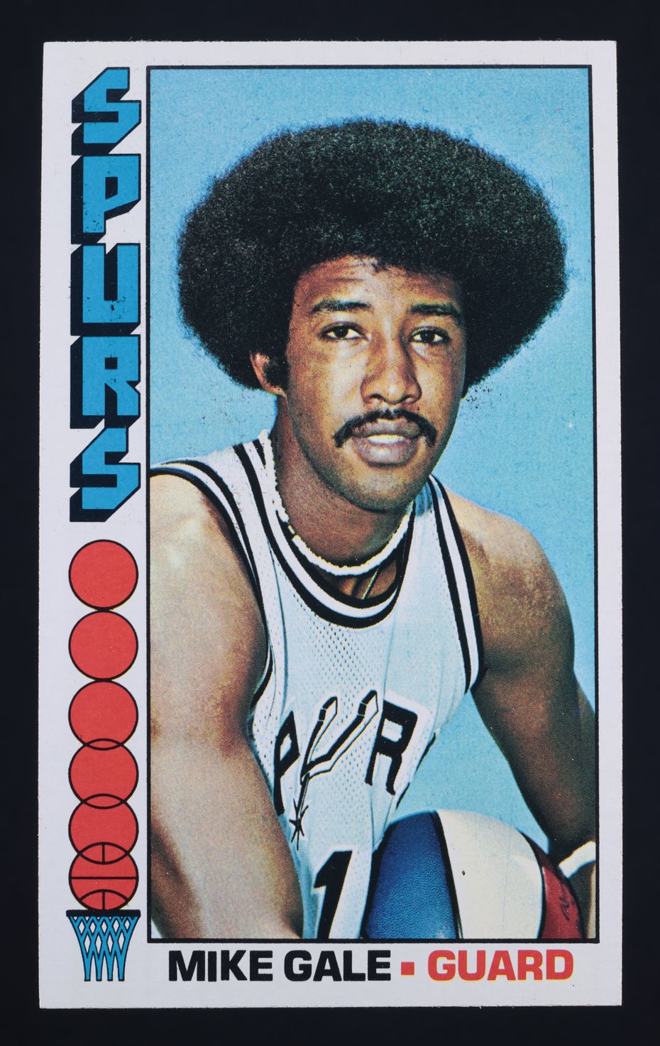 1976 Topps Basketball Mike Gale #141 MBA AUTH