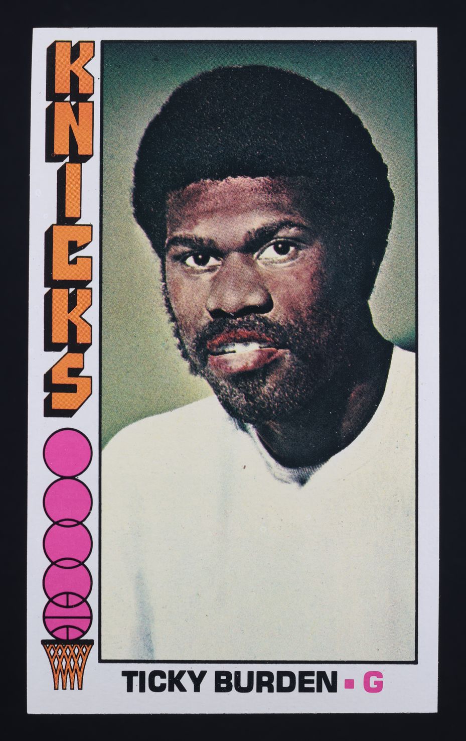 1976 Topps Basketball Ticky Burden ROOKIE #51 MBA AUTH