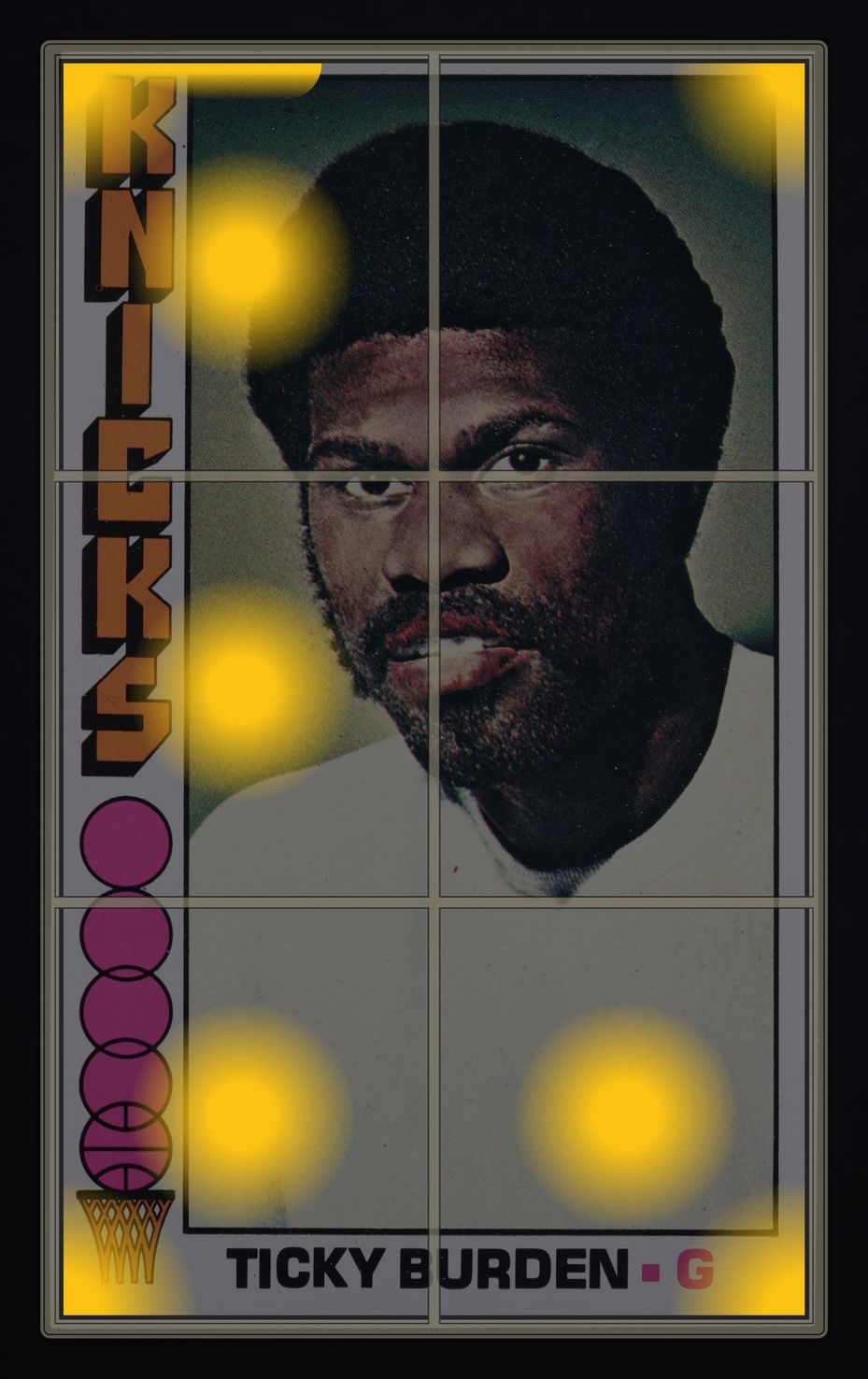 1976 Topps Basketball Ticky Burden ROOKIE #51 MBA AUTH