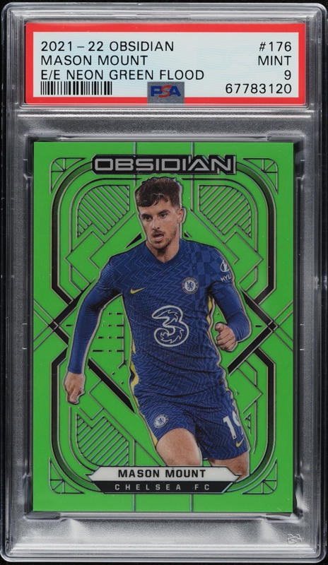 2019 Topps Chrome UCL Sapphire Edition Mason Mount ROOKIE #30 PSA