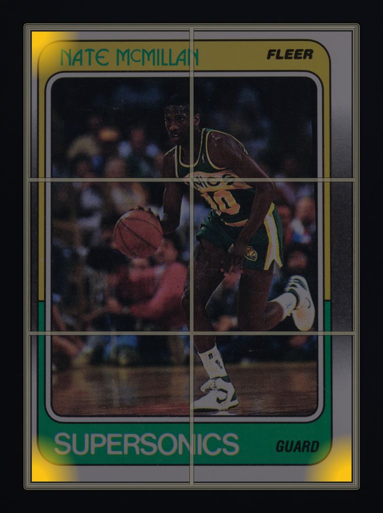 1988 Fleer Basketball Nate McMillan #110 MBA AUTH