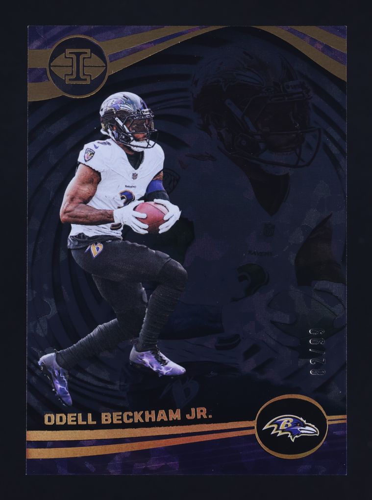 2023 Panini Illusions Black Ice Odell Beckham Jr. /99 #9 MBA AUTH