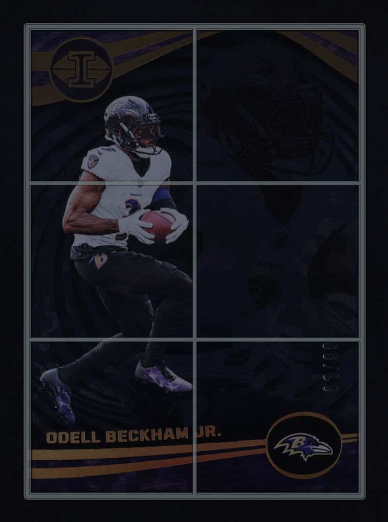2023 Panini Illusions Black Ice Odell Beckham Jr. /99 #9 MBA AUTH