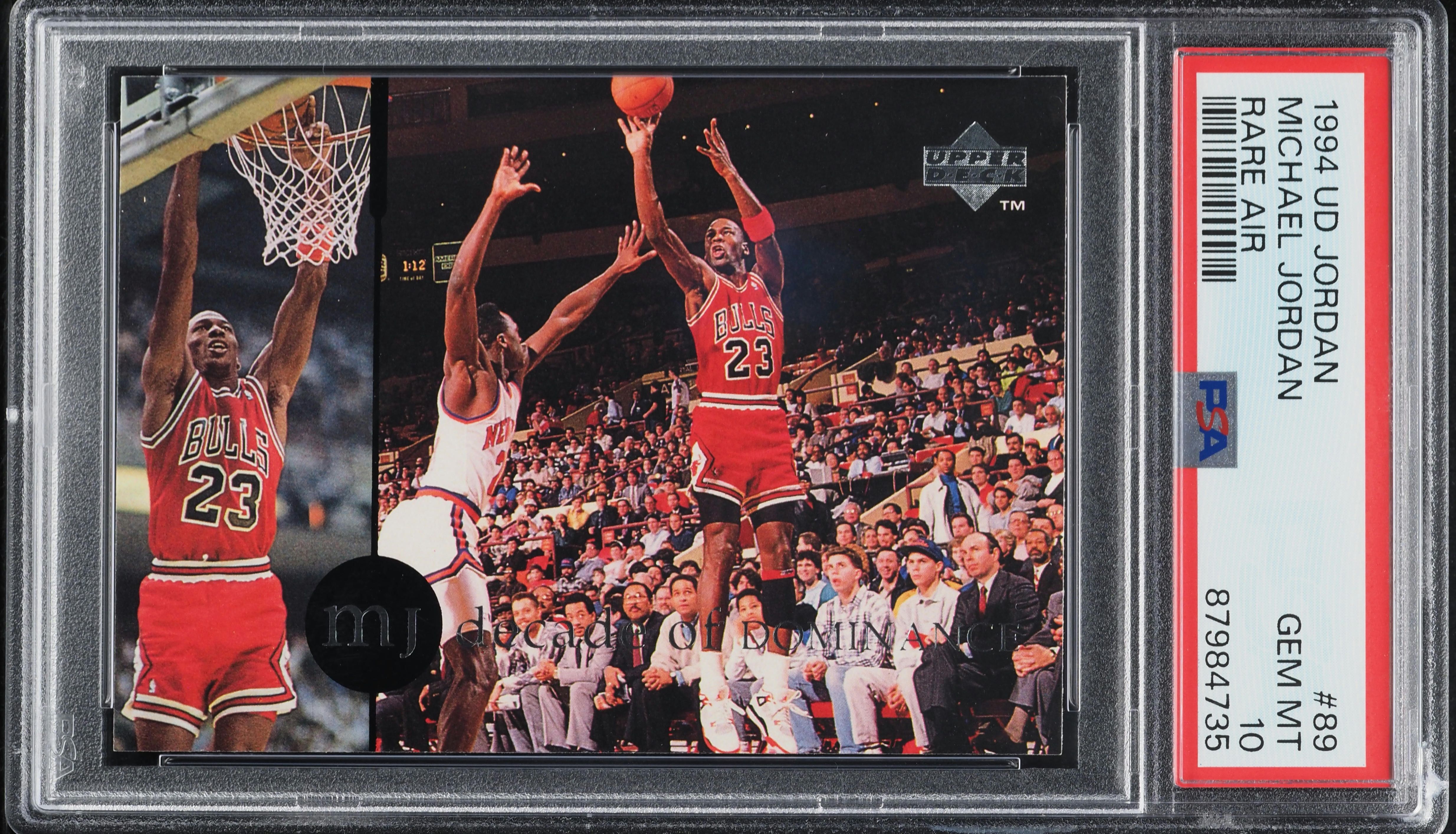 1994 Upper Deck Rare Air Michael Jordan Menendez Brothers #89 PSA