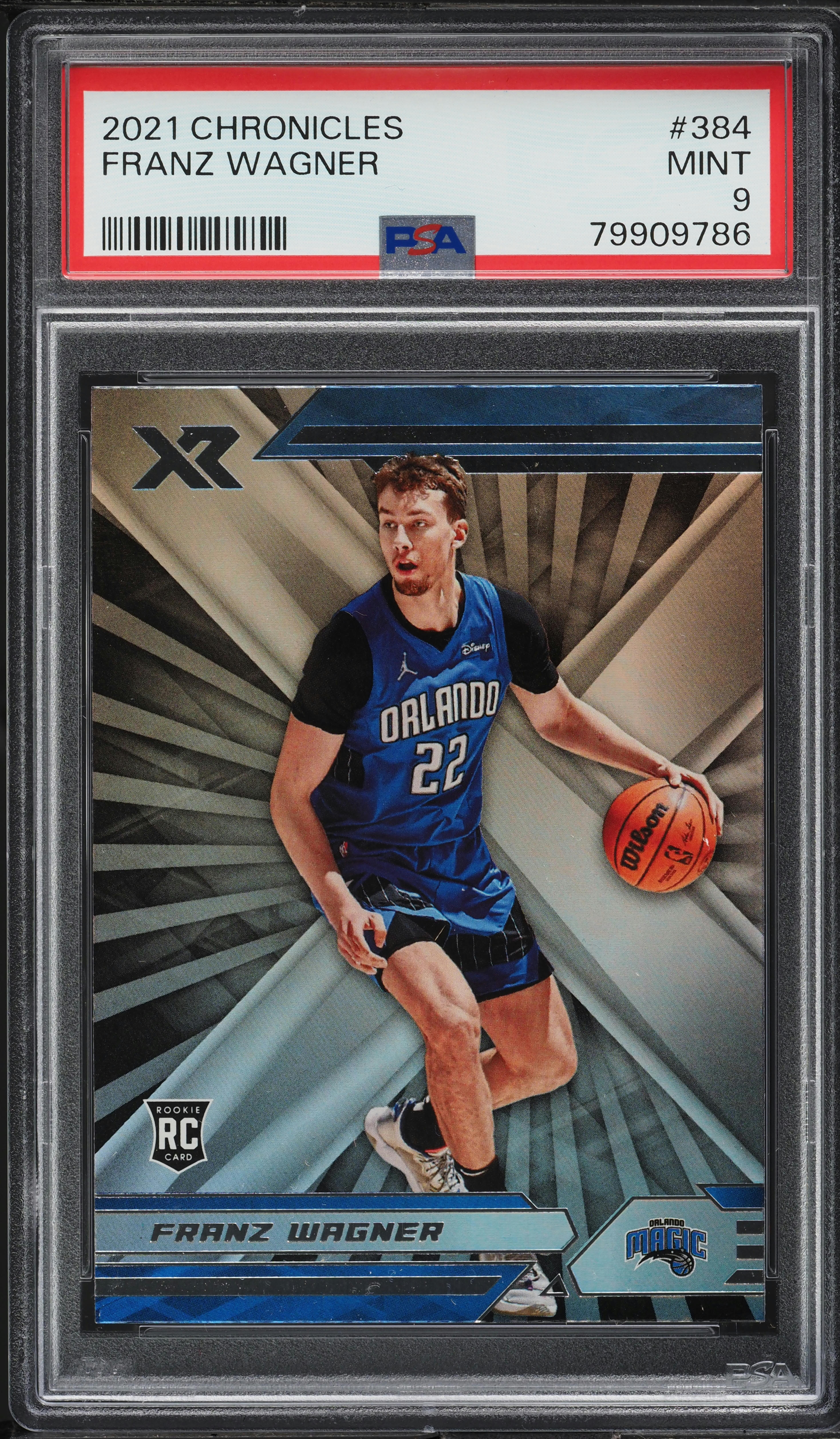 2021 Panini Chronicles XR Franz Wagner ROOKIE #384 PSA 9 MINT on