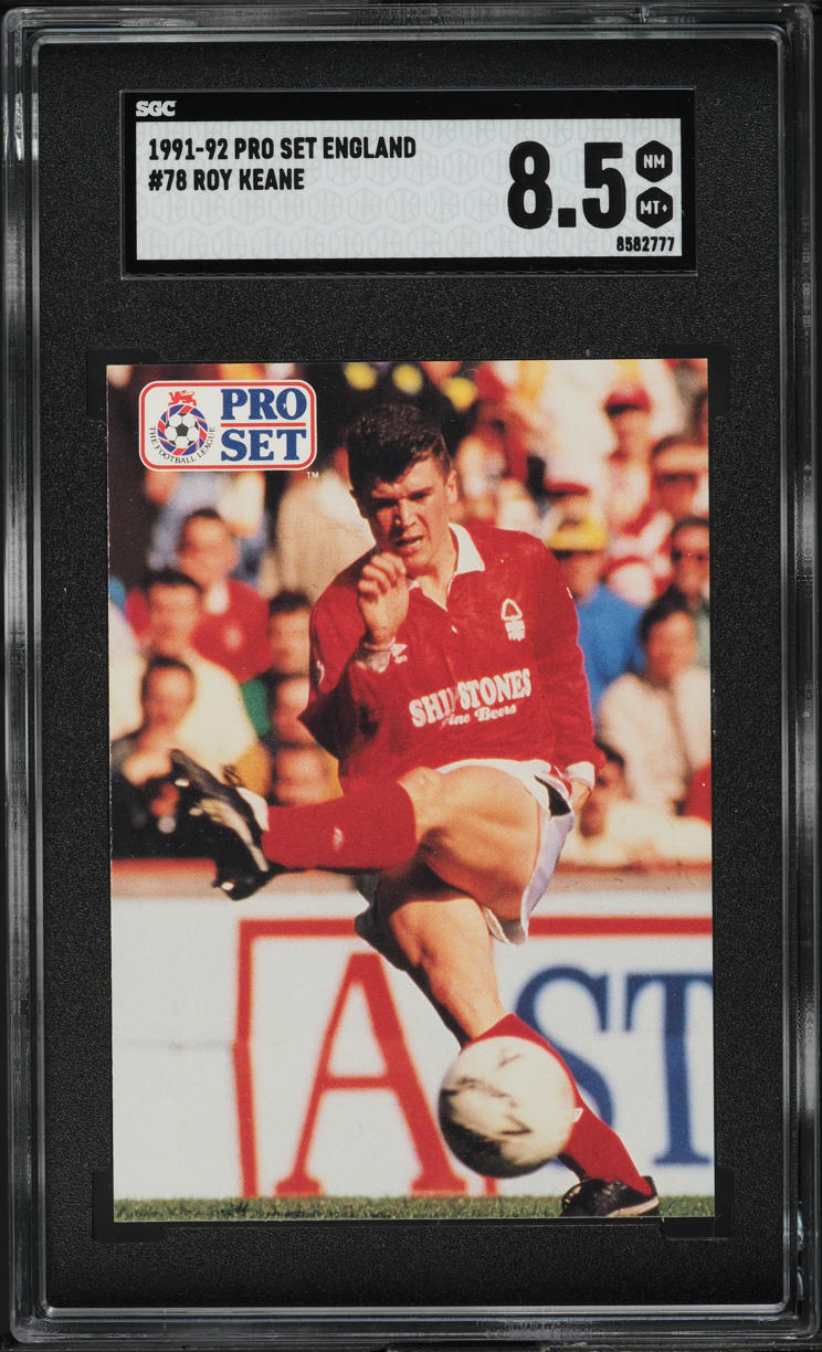 1991 Pro Set England Roy Keane #78 SGC 8.5 NM-MT+