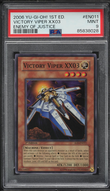 2006 Yu-Gi-Oh! Enemy Of Justice 1st Edition Victory Viper XX03