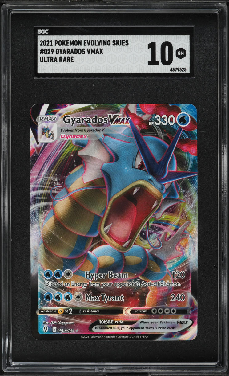 世界311枚 PSA10 ギャラドスVMAX gyarados 2021 50 2021 Pokemon SWSH Evolving Skies Ultra Rare Gyarados VMAX #29 SGC