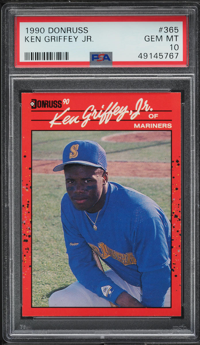 1990 Donruss Ken Griffey Jr. #365 PSA 10 GEM MINT