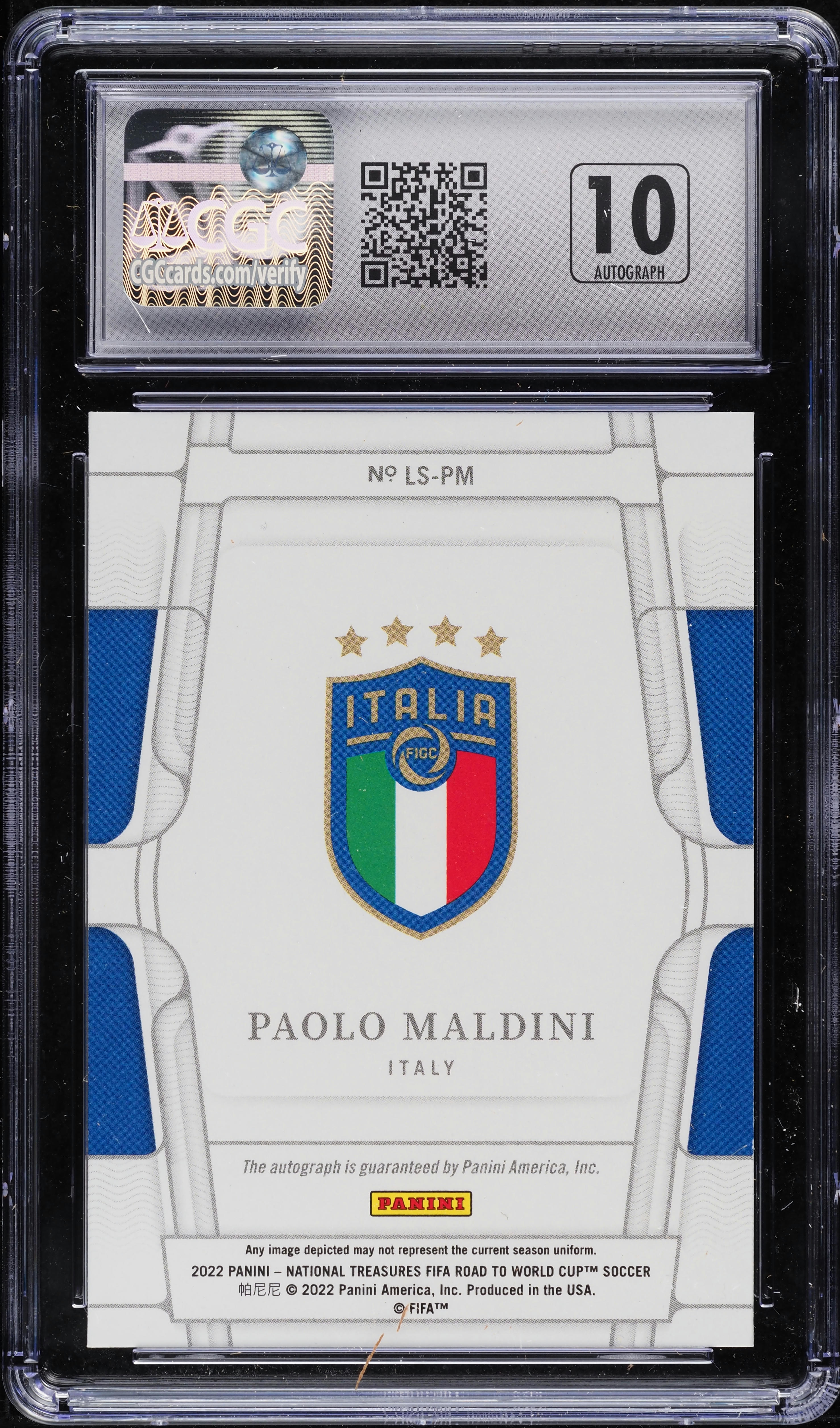 その他 Paolo Maldini auto psa10 panini その他 Paolo Maldini auto psa10 panini その他 Paolo Maldini auto