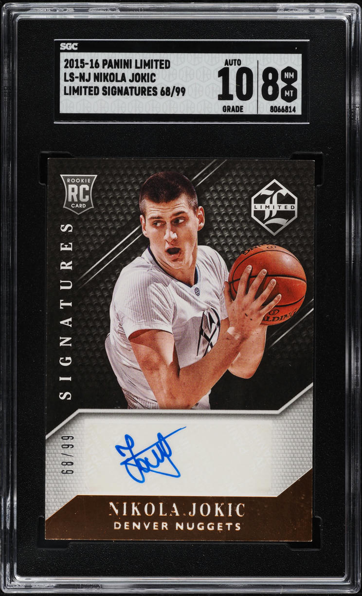 2015 Panini Limited Signatures Nikola Jokic ROOKIE AUTO /99 #LS-NJ