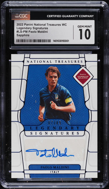 その他 Paolo Maldini auto psa10 panini Panini Paolo Maldini Auto PSA 10 AC Milan Legend Card Used | eBay