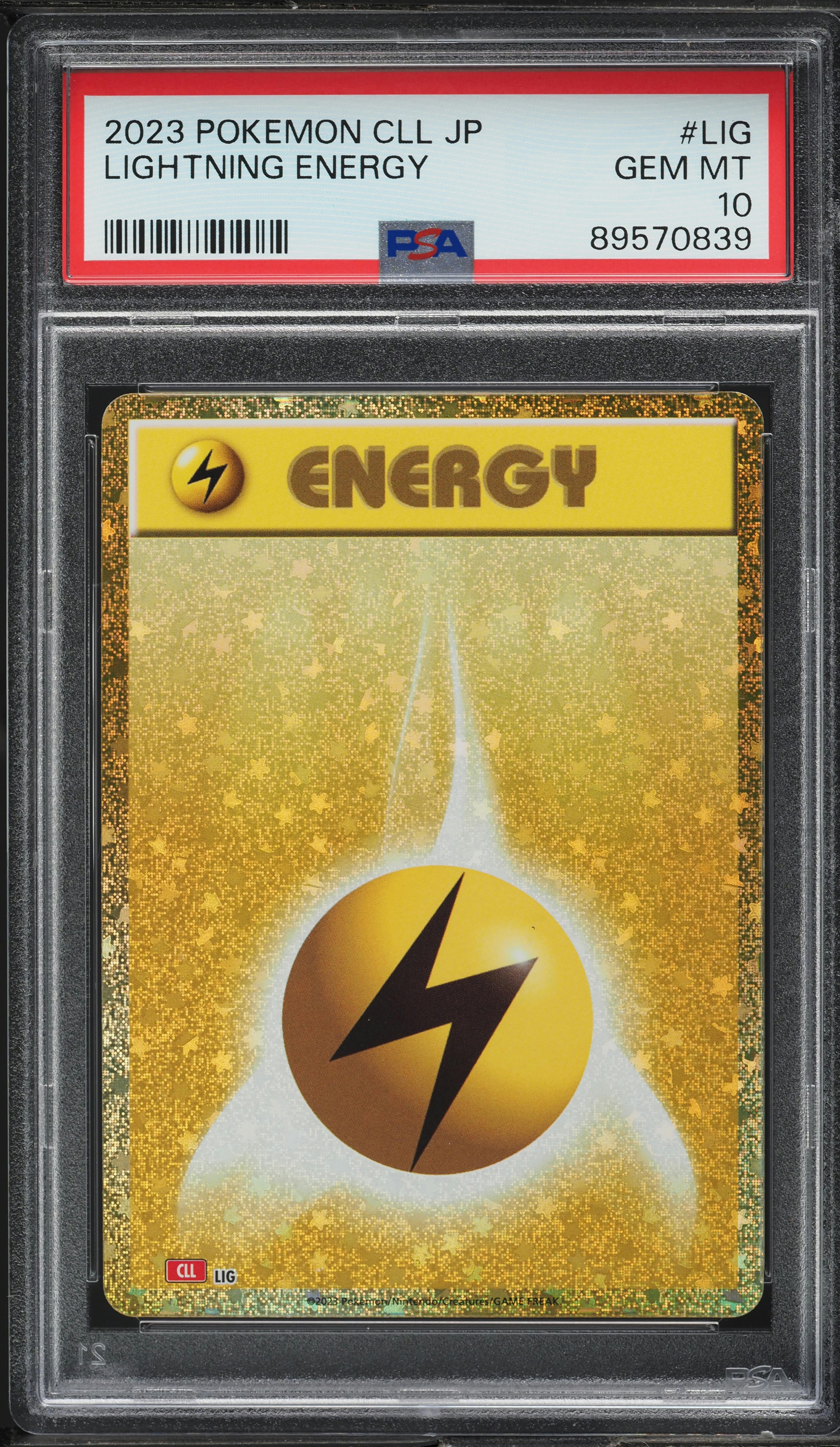 2023 Pokemon Japanese TCG Classic Collection Holo Lightning Energy