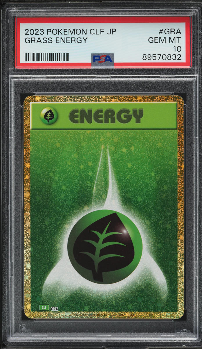 2023 Pokemon Japanese TCG Classic Collection Holo Grass Energy PSA 10 GEM  MINT on Fanatics Collect