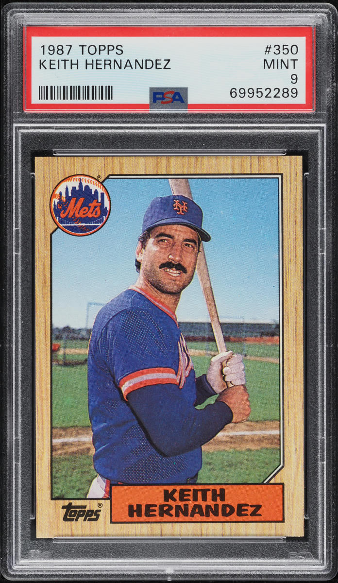 1987 Topps Keith Hernandez #350 PSA 9 MINT