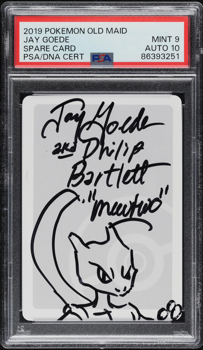 2019 Pokemon Japanese Old Maid Spare Card Jay Goede SKETCH AUTO