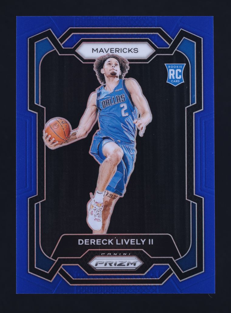 2023 Panini Prizm Blue Dereck Lively II ROOKIE /199 #163 MBA AUTH