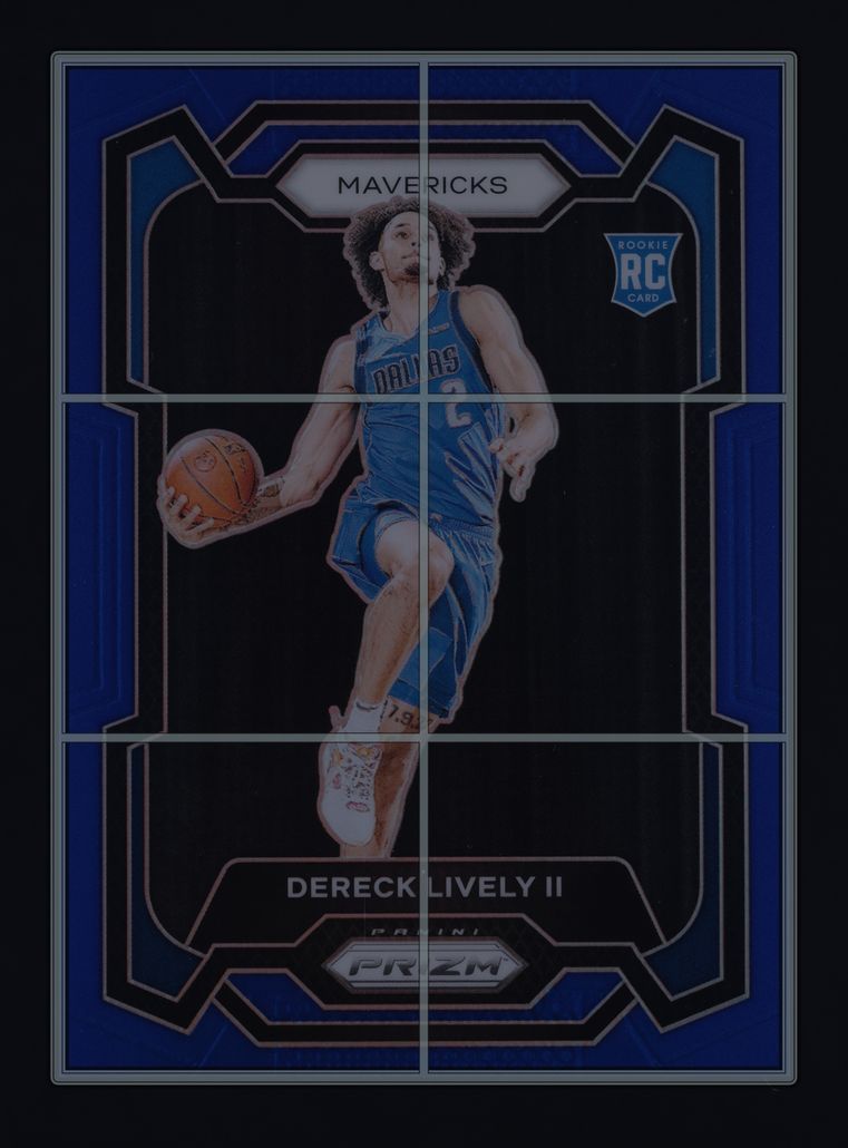 2023 Panini Prizm Blue Dereck Lively II ROOKIE /199 #163 MBA AUTH