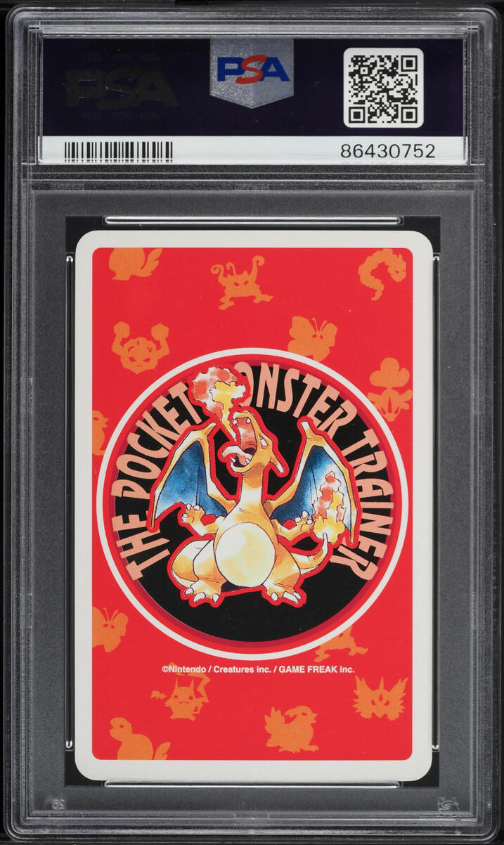 1996 Pokemon Japanese Playing Cards Red 4 Of Hearts Wartortle #8 PSA 10 GEM MINT