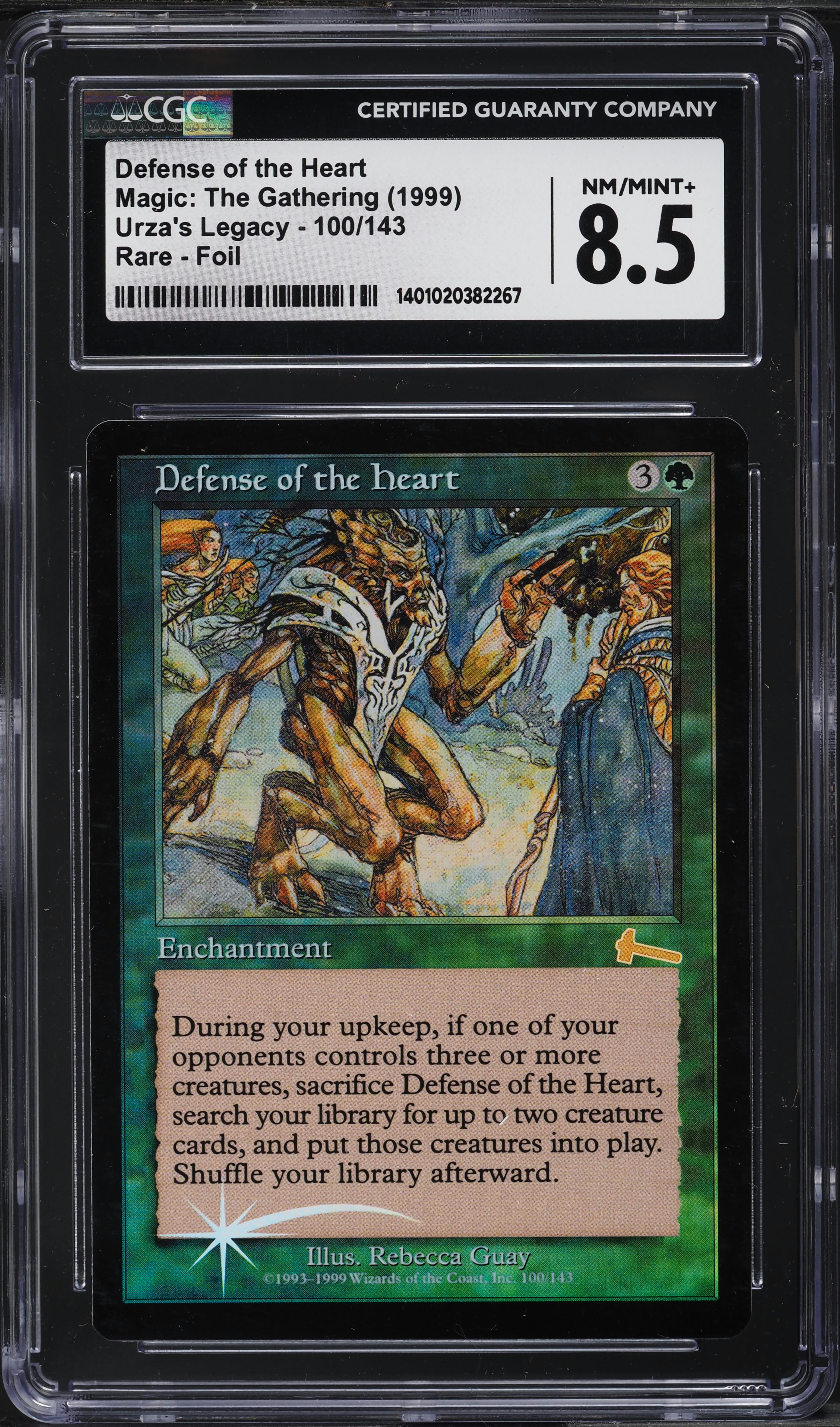 1999 Magic The Gathering MTG Urza's Legacy Foil Defense Of The