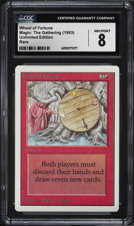 1994 Magic The Gathering MTG Revised Wheel Of Fortune PSA 10 GEM