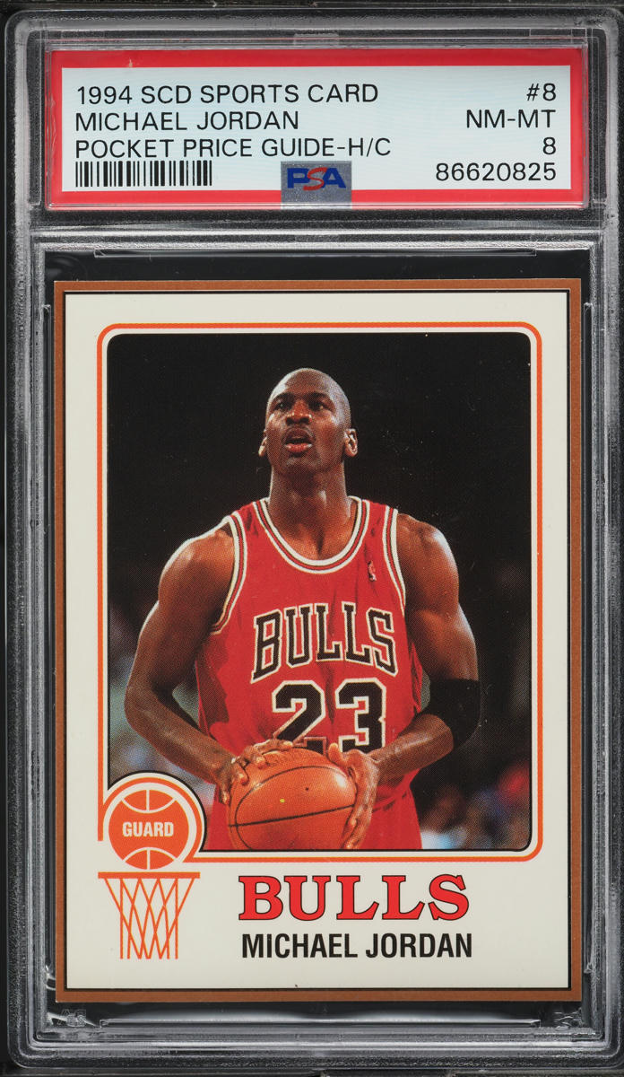 1994 SCD Sports Card Pocket Price Guide Michael Jordan #8 PSA 8 NM-MT