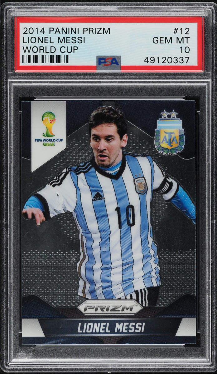 2014 Panini Prizm World Cup Lionel Messi #12 PSA 10 GEM MINT