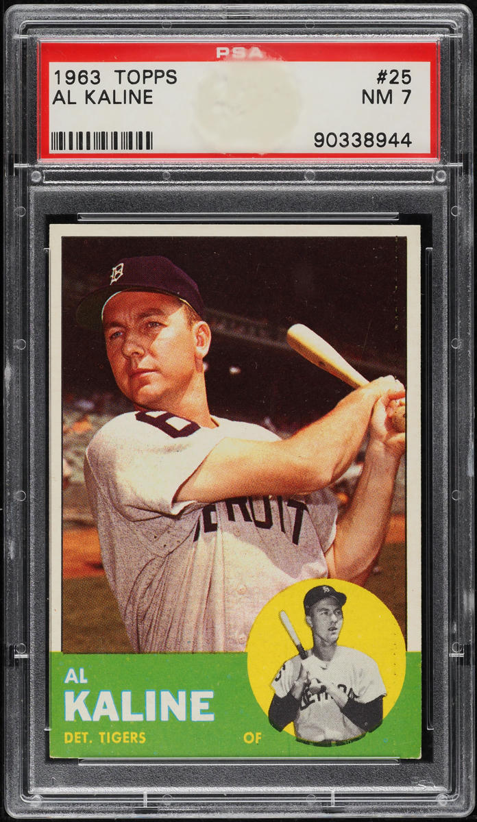 1963 Topps Al Kaline #25 PSA 7 NRMT