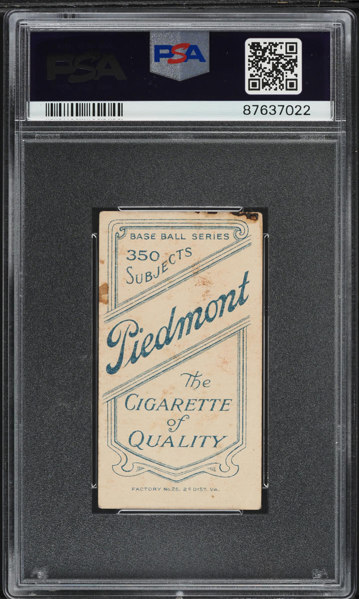 1909-11 T206 Stoney McGlynn PIEDMONT PSA 2 GD