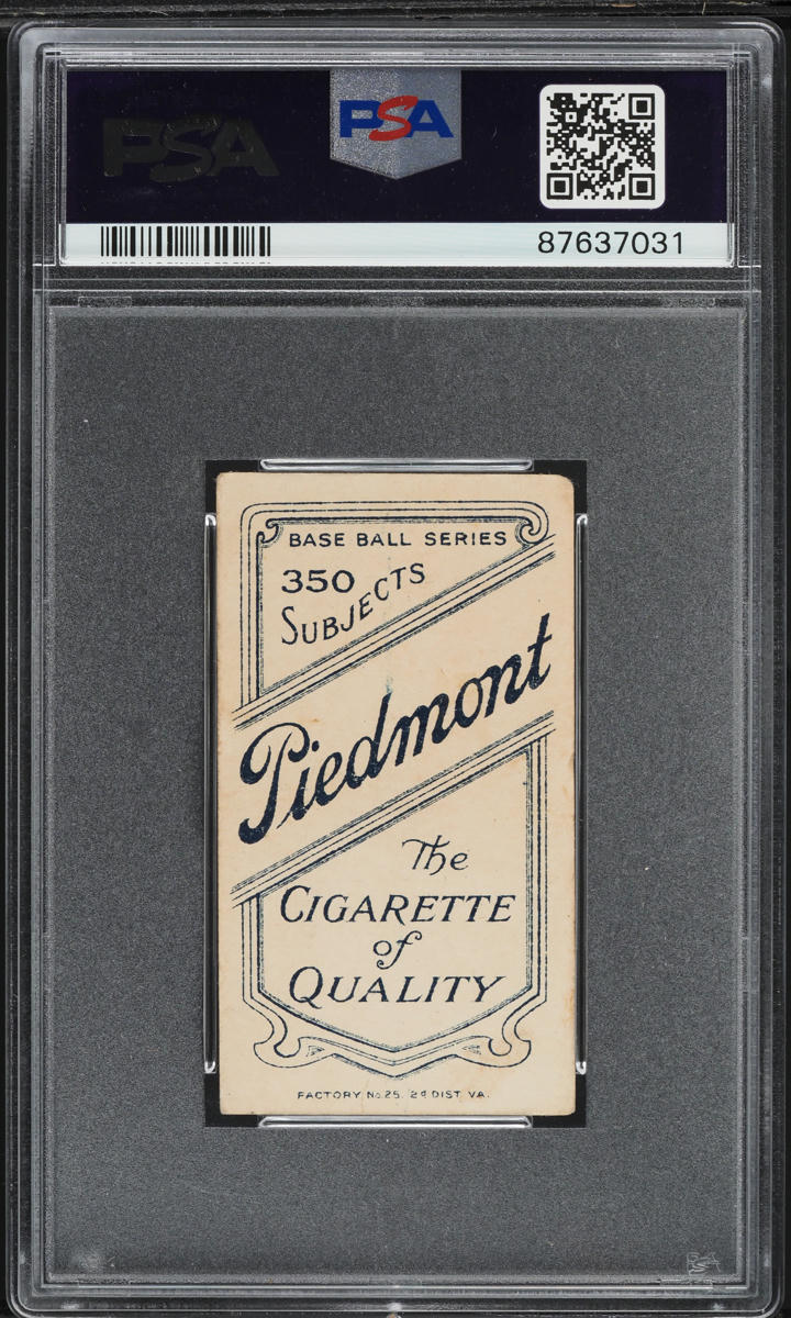 1909-11 T206 Frank Delehanty (Delahanty) LOUISVILLE, PIEDMONT PSA 4 VGEX