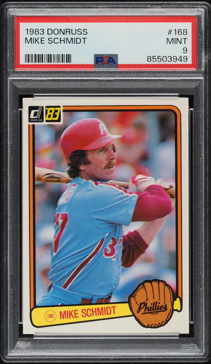 1983 Donruss Mike Schmidt #168 PSA 9 MINT
