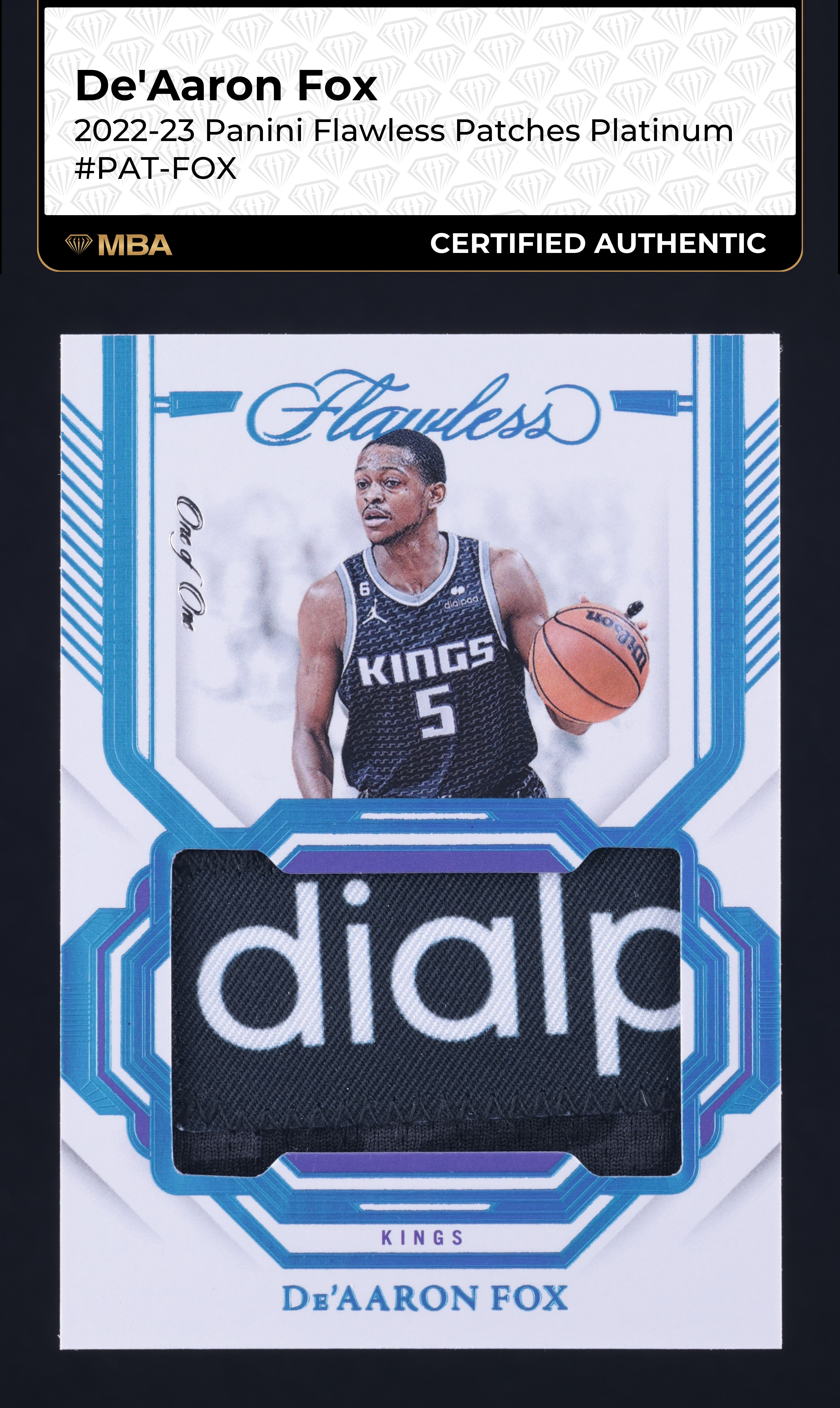 2022 Panini Flawless Platinum De
