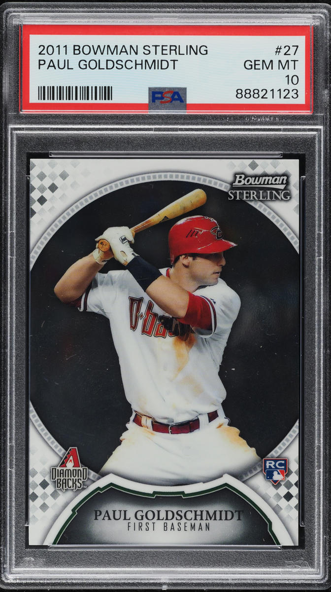2011 Bowman Sterling Paul Goldschmidt ROOKIE #27 PSA 10 GEM MINT