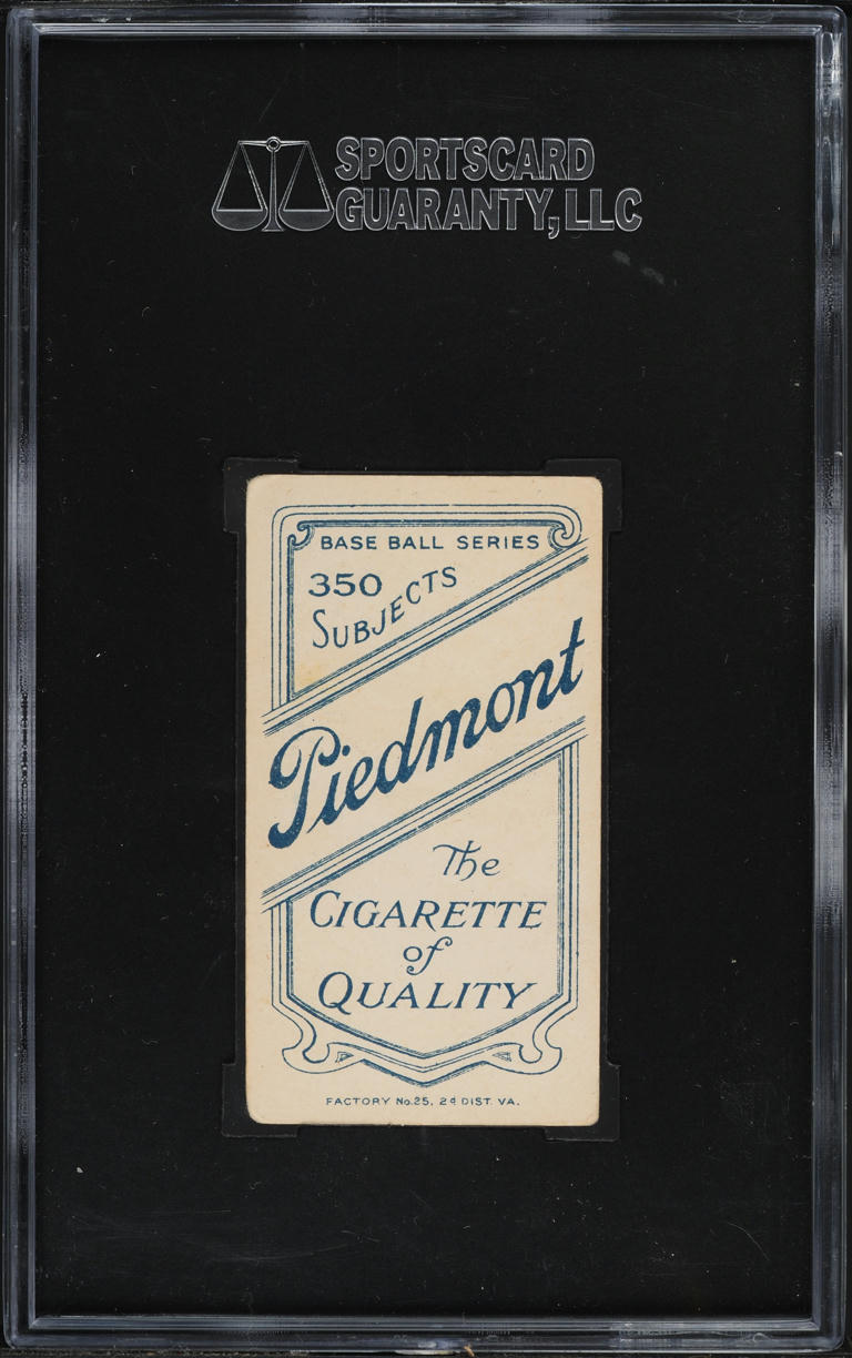 1909-11 T206 Bull Durham SGC 4 VGEX