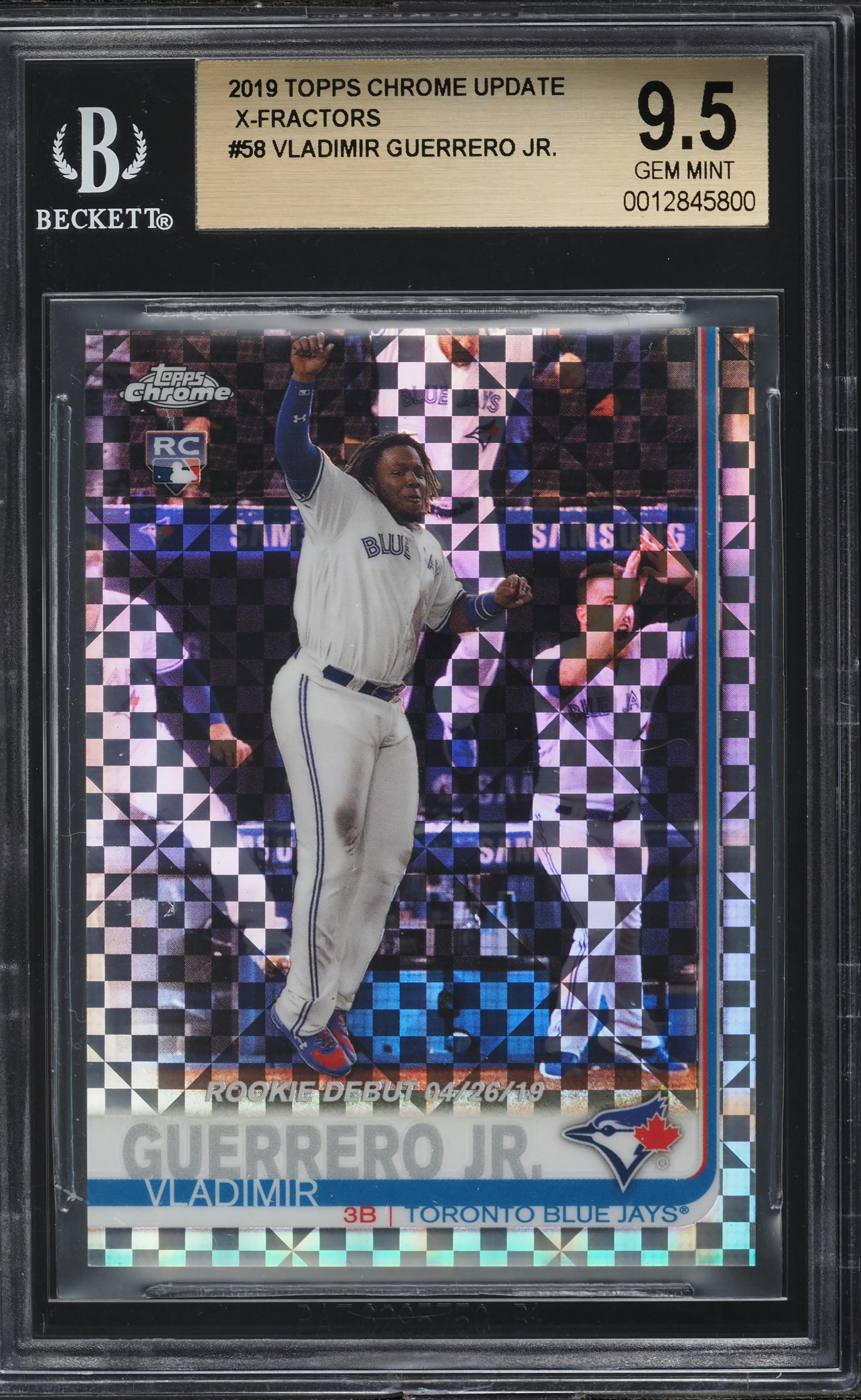 2019 Topps Chrome Update - Vladimir Guerrero Jr. Rookie Card - PSA 