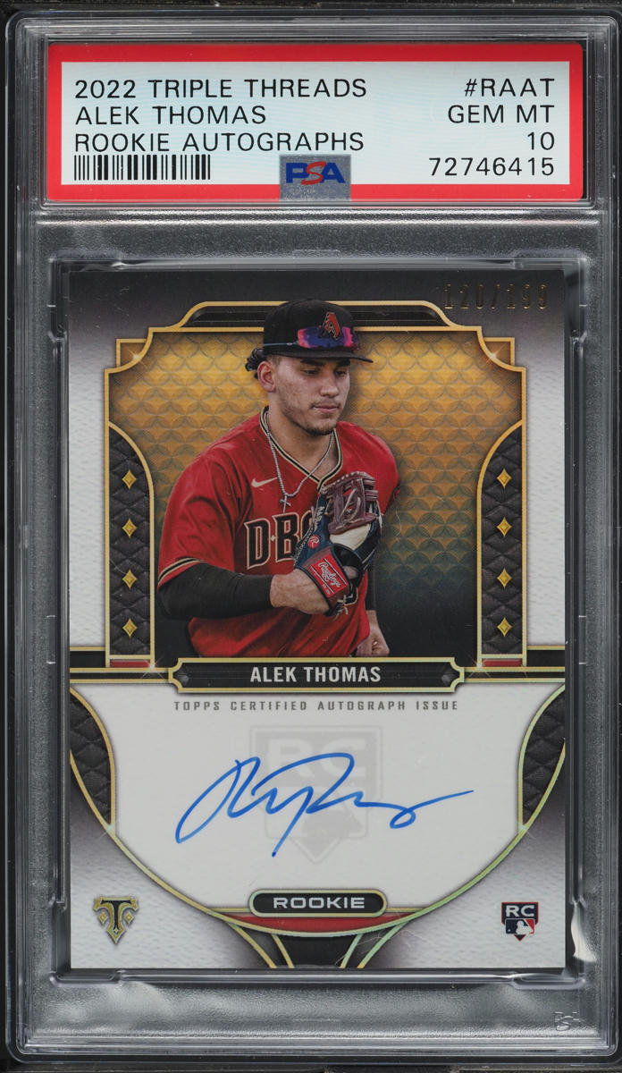 1円スタート】2022 Topps Triple Threads Auto Lars Nootbaar Rookie