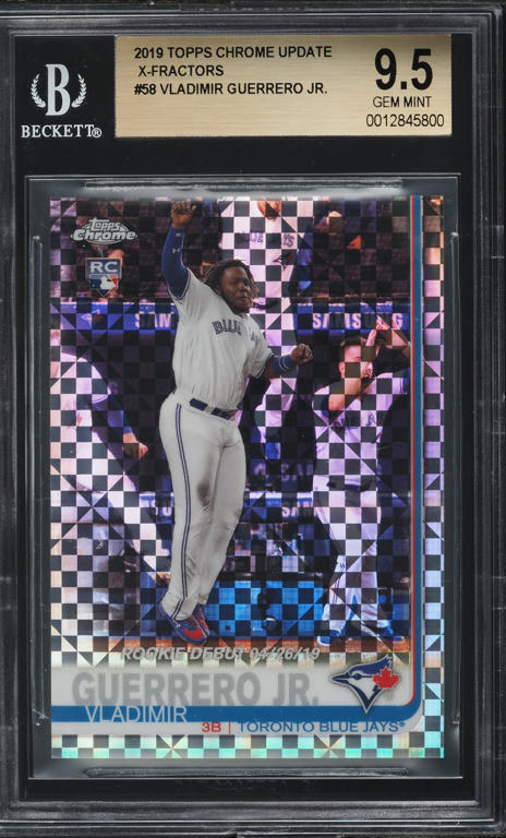 2019 Topps Chrome Update X-Fractor Vladimir Guerrero Jr. ROOKIE