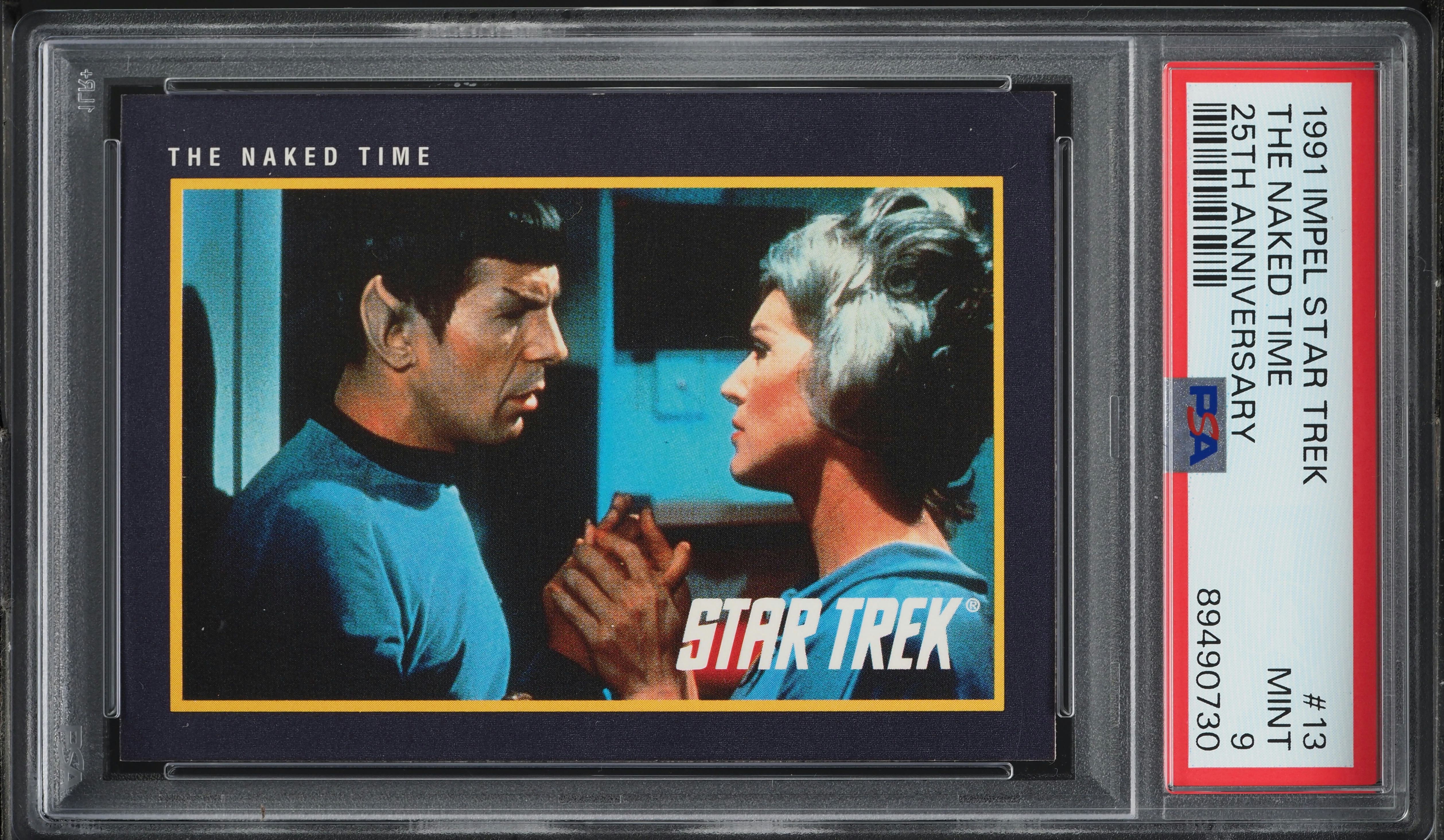 1991 Impel Star Trek 25th Anniversary The Naked Time #13 PSA 9